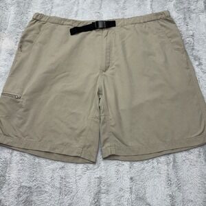 Woolrich Shorts Mens Size X Large Tan belted cotton shorts